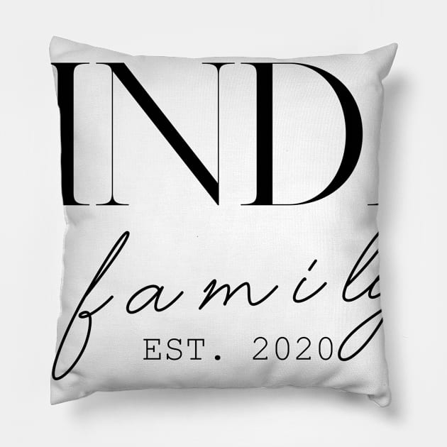 Linda Family EST. 2020, Surname, Linda Pillow by ProvidenciaryArtist