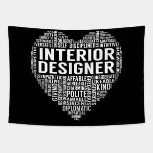 Interior Designer Heart Tapestry