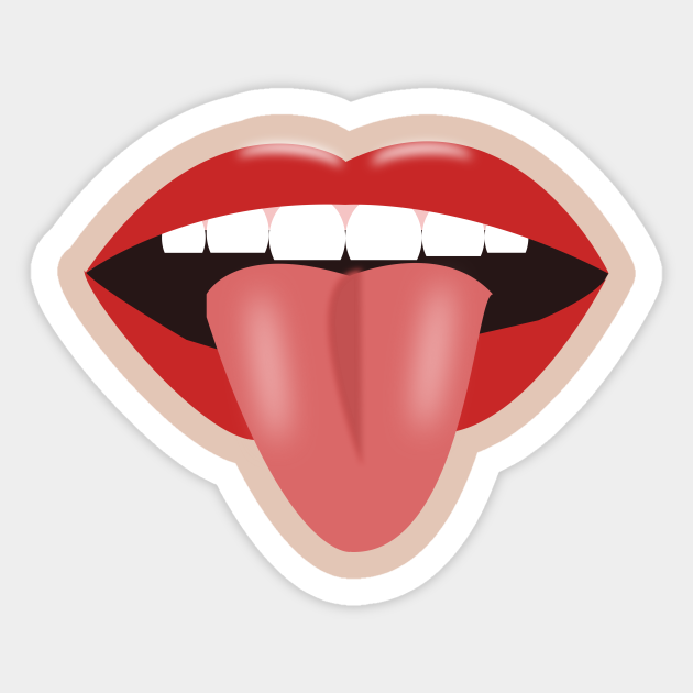 Poking Tongue Out Sticking Tongue Out Sticker Teepublic