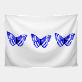 Blue Morpho Butterflies Tapestry