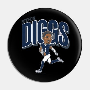 Stefon Diggs Houston Caricature Pin