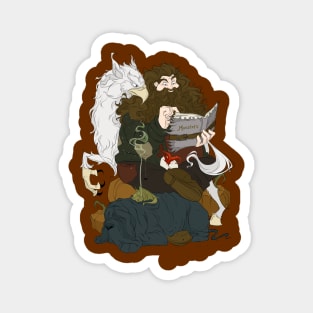 Bearded Zookeeper Magnet