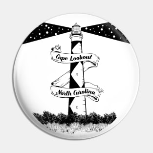 Cape lookout Lightouse Pin