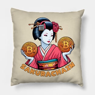 Bitcoin geisha for crypto traders Pillow