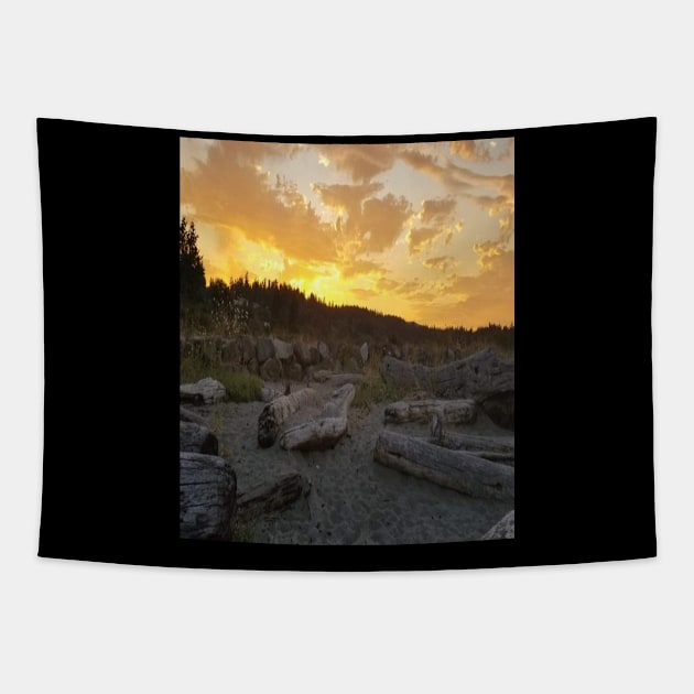 Nature Vancouver Island #50 Tapestry by Fontaine Exclusives