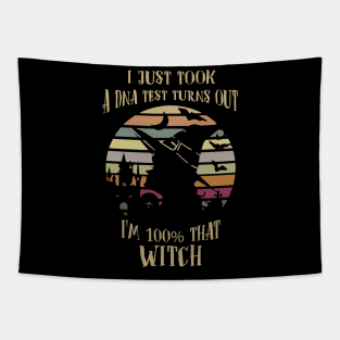 I'm 100% that Witch Halloween Vintage Tapestry