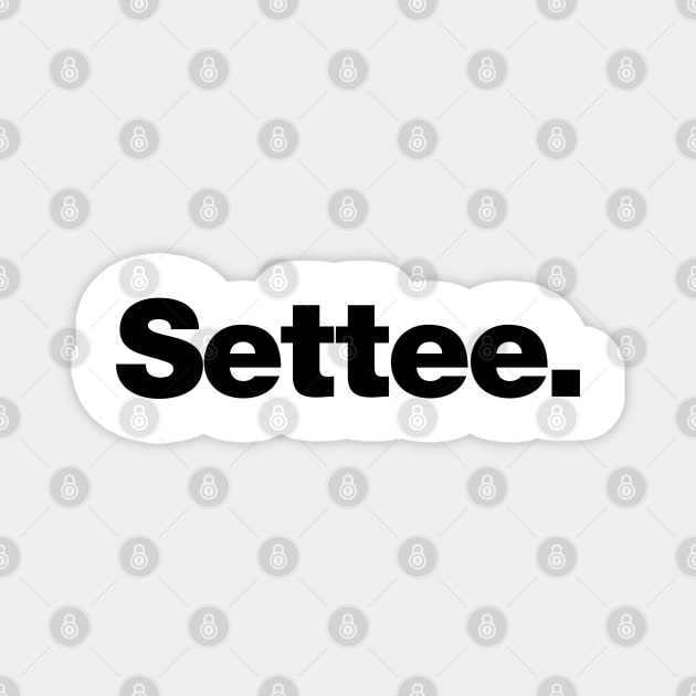 Settee Magnet by chateauteabag