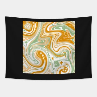 boho/groovy le fleur marble swirls pattern Tapestry