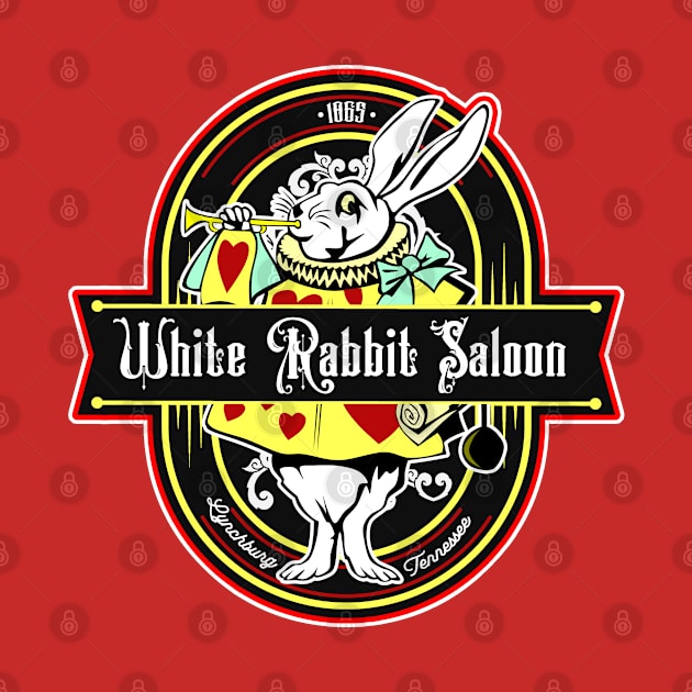 White Rabbit Saloon, weathered board distressed by MonkeyKing