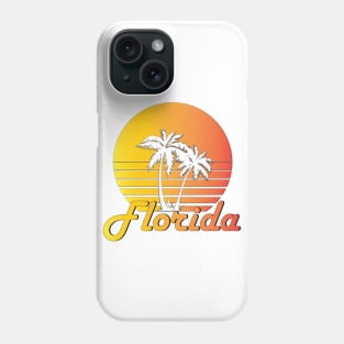 Florida Synthwave Sun Phone Case