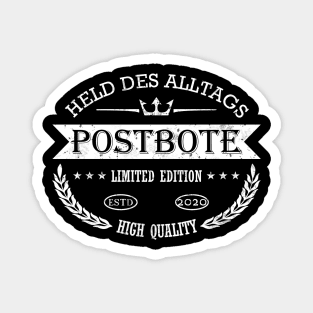 Held des Tages Postbote Vintage Design Magnet