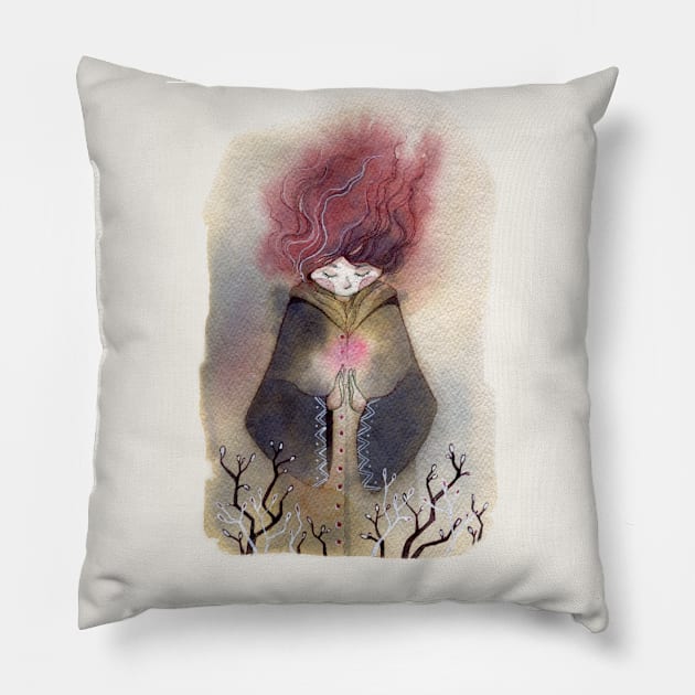 Firestarter Pillow by FarynHughes