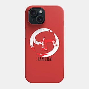 FFXIV Samurai Job Class Icon Blood Splatter Phone Case