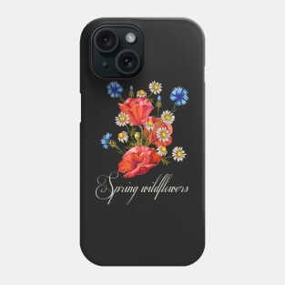 Spring  wildflowers-Bouquet of wildflowers-Spring bouquet of wildflowers Phone Case