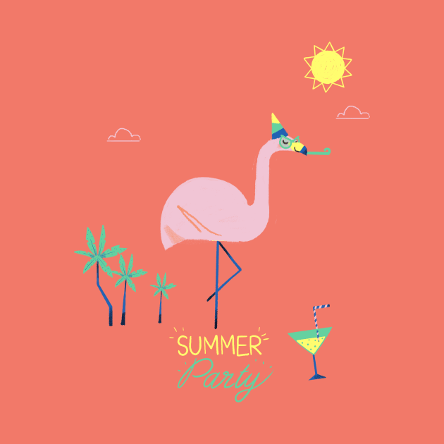 Cocktail Flamingo by BabyKarot