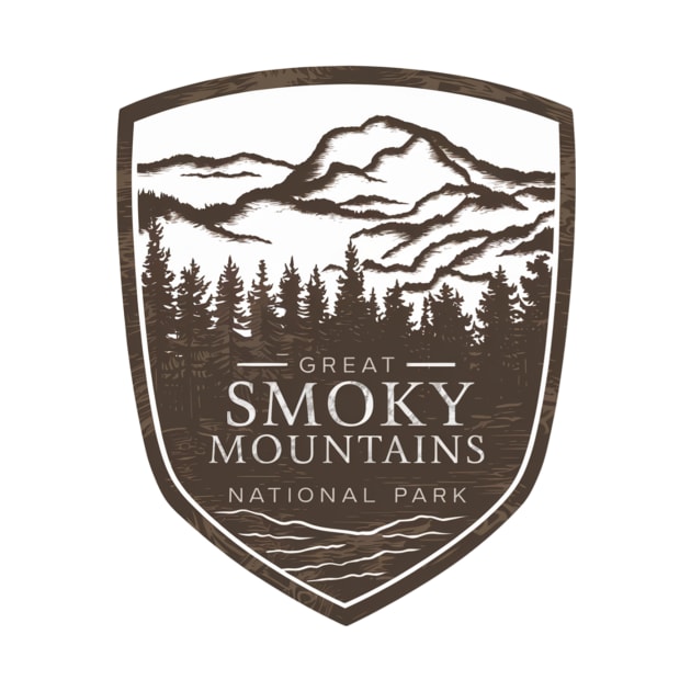 Great Smoky Mountains National Park Emblem by Perspektiva