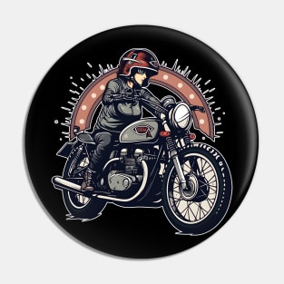 Classic Motorcycle Elegance Pin