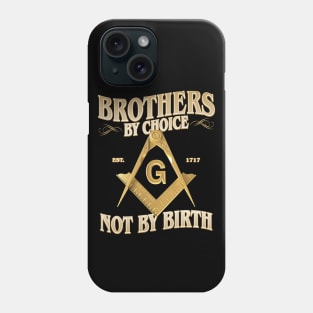 Brothers By Choice Masonic Freemason Phone Case