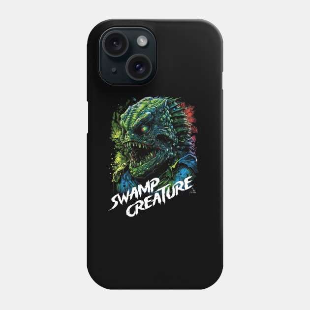Swamp Creature Phone Case by Frightwearfactory