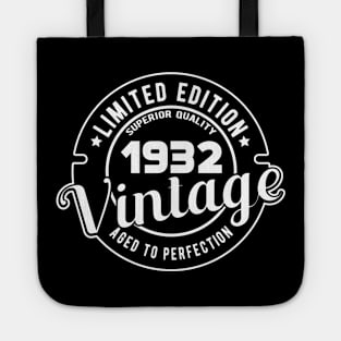 1932 VINTAGE - BIRTHDAY GIFT Tote