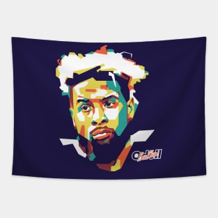 Odell Beckham WPAP Style Tapestry