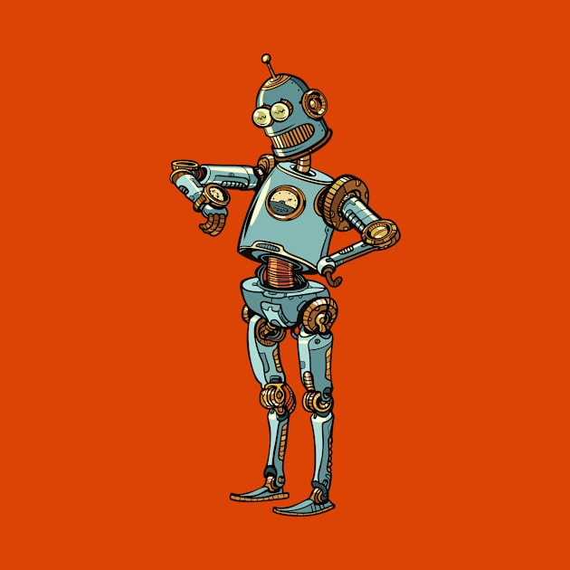 Vintage Robot by waltzart