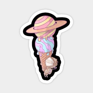 Helado planetario Magnet