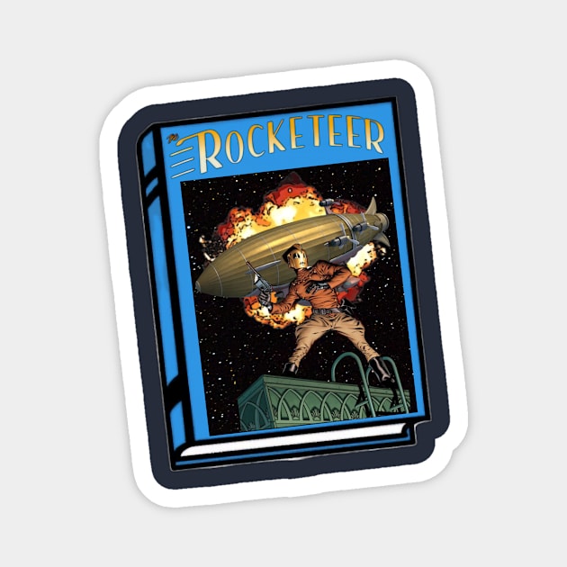 The Rocketeer's Red Glare Magnet by The Store Name is Available