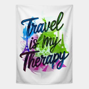 Travel is my Therapy Tapestry