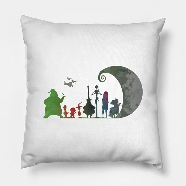 Halloween Inspired Silhouette Pillow by InspiredShadows