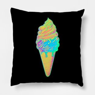 Technicolor Ice Cream Pillow