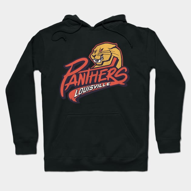 Louisville Panthers Retro Defunct Ice Hockey Louisville Pullover Hoodie | Redbubble