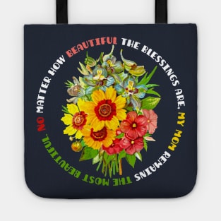 Mother s day, Beautiful flowers for my lovely mom, mother's day Tote