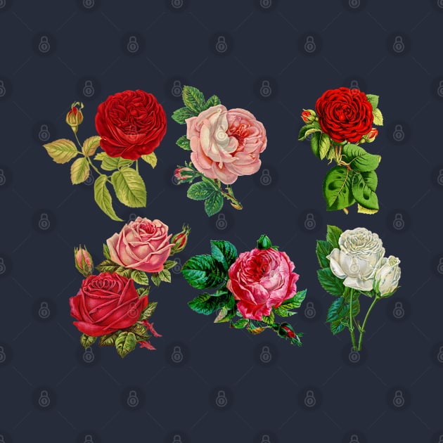 Roses pattern Art by Emart