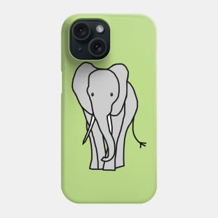 Big Grey Elephant Phone Case