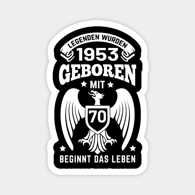 jahrgang 1953 Geburtstag Spruch Adler Falke Geschenk TeePublic