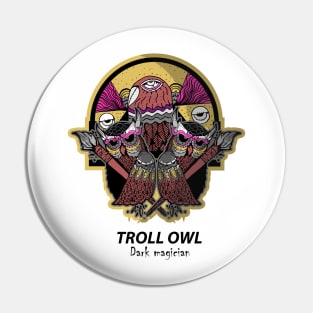 Dark Magician Troll owl Pin