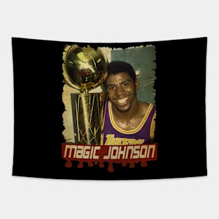 Magic Johnson Vintage Tapestry