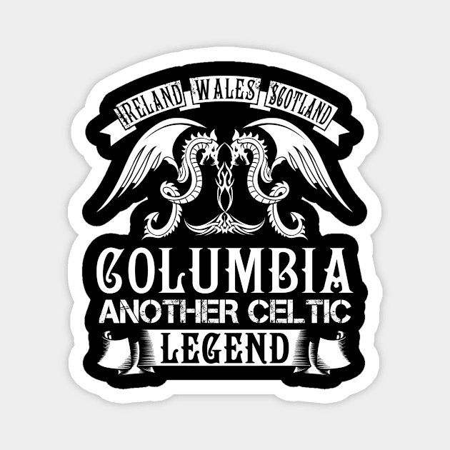 COLUMBIA Magnet by Narcisa