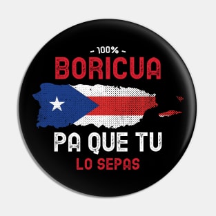 Boricua Pin