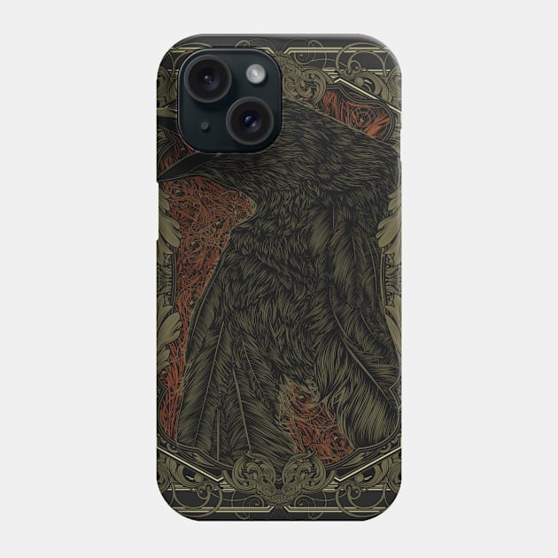 The Dead Crow Phone Case by Dessastra