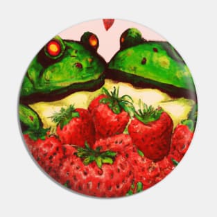 Valentine's Froggies Pin