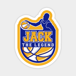 Jack The Legend Basketball Custom Player Your Name Magnet