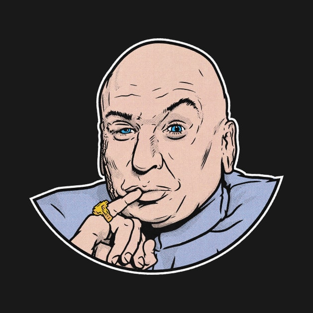 retro dr evil by pulporosa