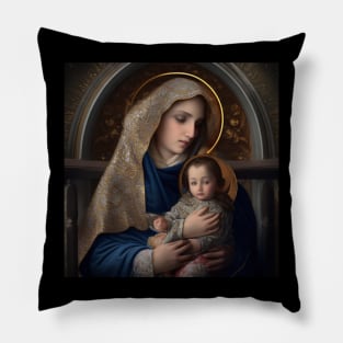 Madonna and Child Pillow