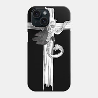 Viper Cool cross swag tattoo artist fit Raven Phone Case