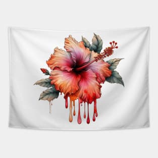 Hibiscus Flower Tapestry