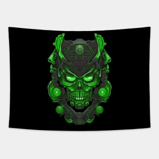 ETHEREAL SKULL - GREEN Tapestry