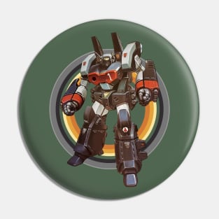 80s vintage mecha Pin