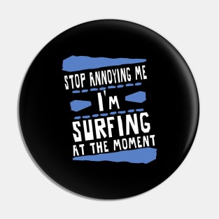 Surfing Surfing Coast Monster Wave Sea Pin